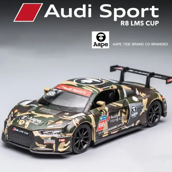 1:32 Diecast AUDI R8 Cup Alloy Car Model - Image 10