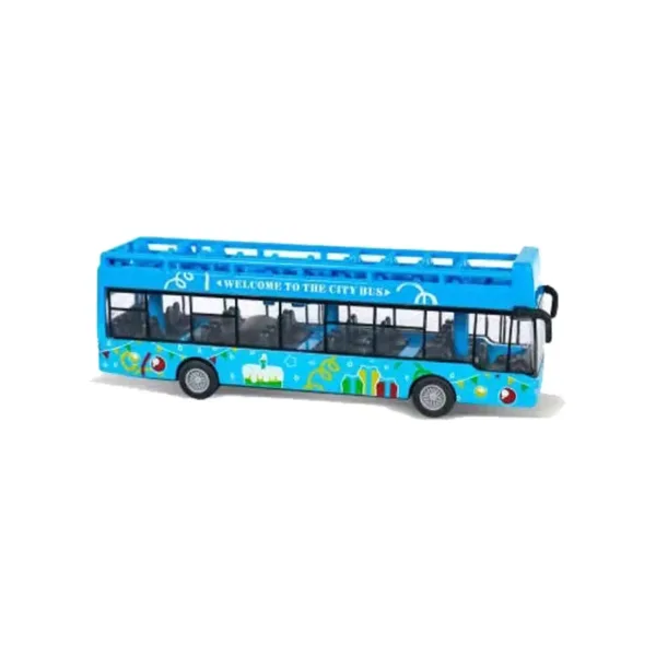 15CM Pull Back Alloy Bus Toy for Kids - Image 14