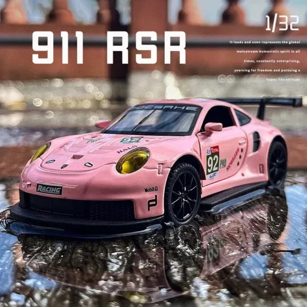 1:32 Diecast Porsche 911 GT3 RSR Model Car