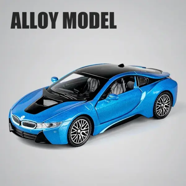 1:32 BMW I8 Diecast Supercar Model Toy - Image 5