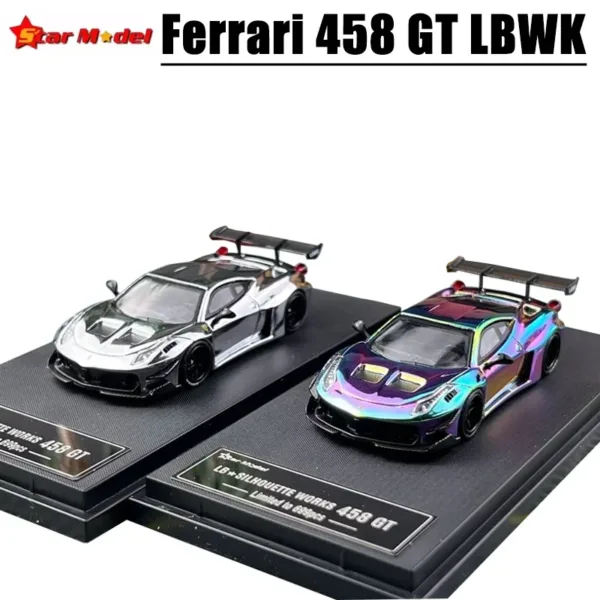 1/64 Scale Ferrari 458 GT LBWK Diecast Model