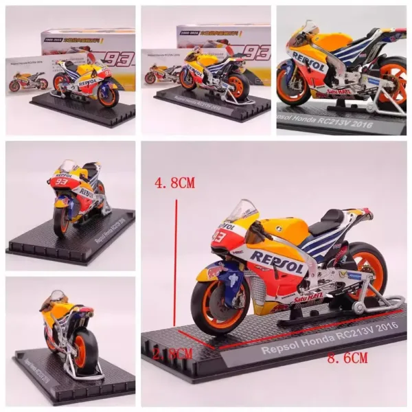 1/24 Scale Honda Motorcycle Diecast Model Toy - Image 5