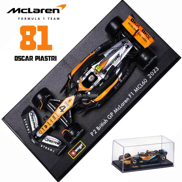 Bburago 1:43 Scale MCL60 Diecast Model Car - Image 5