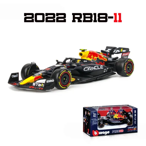 Bburago 1:43 Red Bull Racing Diecast Model - Image 29