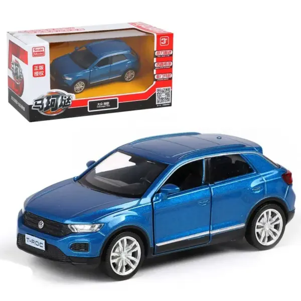 1:36 Volkswagen T-Roc Alloy Model Toy Car - Image 7