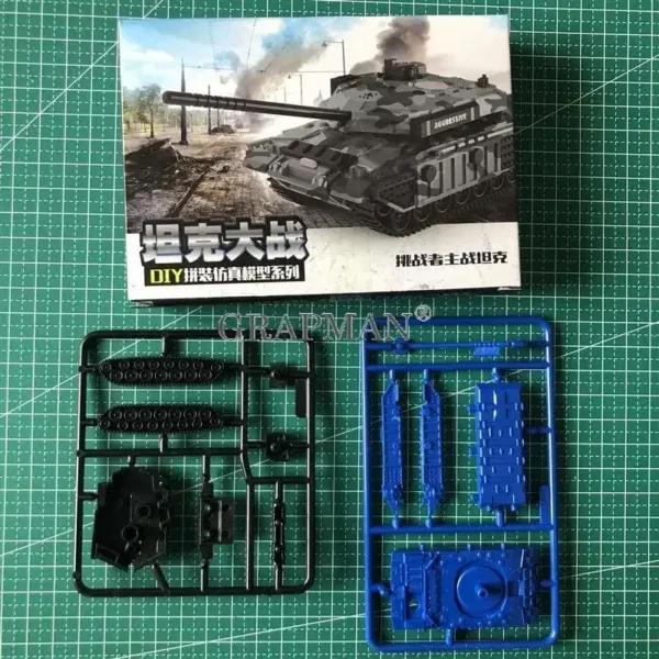 1/72 Scale Plastic Tank Model Set 30 Pieces - Image 9