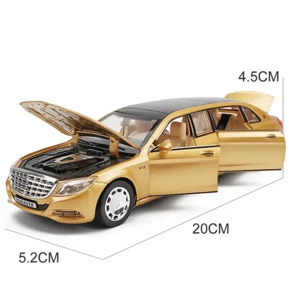 Diecast Metal S650 Car Model with Sound - Image 2