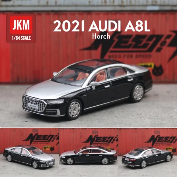 1:64 Audi A8L Sedan Diecast Toy Car