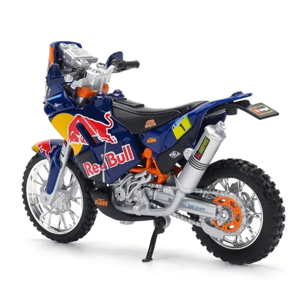 Bburago 1:18 Red Bull KTM Motorcycle Model - Image 4