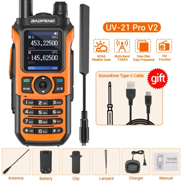 Baofeng UV 21 Pro Waterproof Walkie Talkie - Image 10