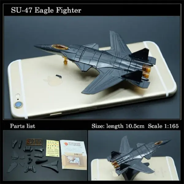 SU-47 Fighter Model Kit 1:165 Scale - Image 2