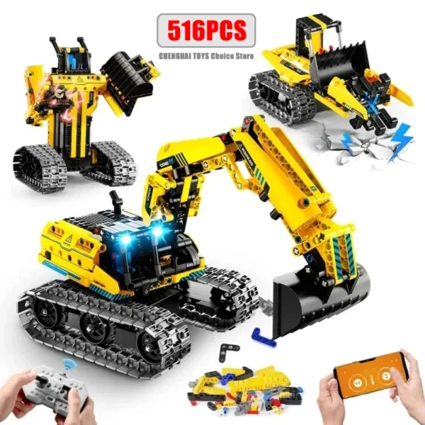 542pcs Remote Control Building Blocks Set - Image 7