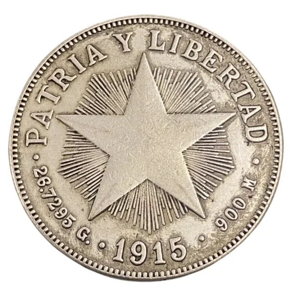 Cuba 1915 Copy Coin - Patriotism Theme - Image 3