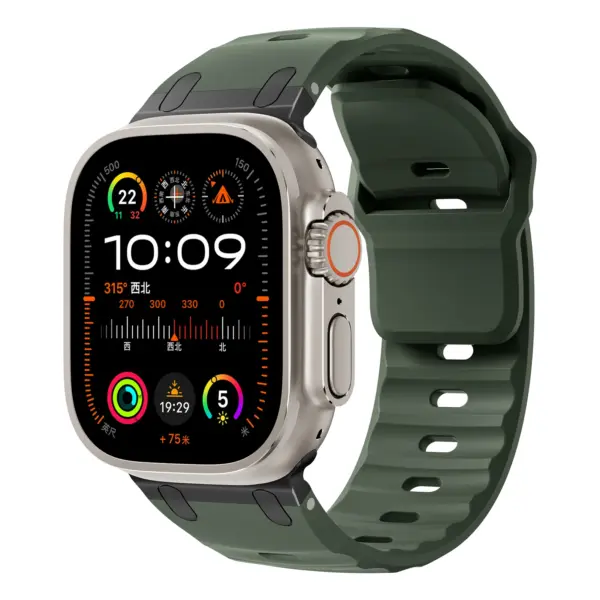 Rugged Silicone Sport Band for Apple Watch - Image 13