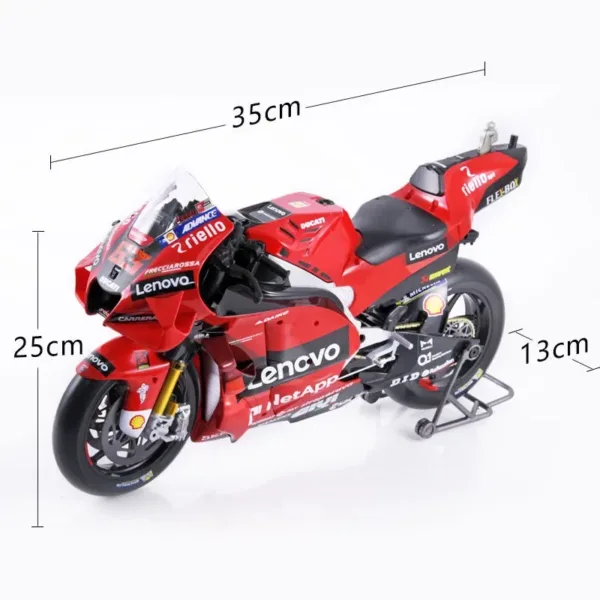 Maisto 1:6 Ducati Lenovo Team Motorcycle Model - Image 5