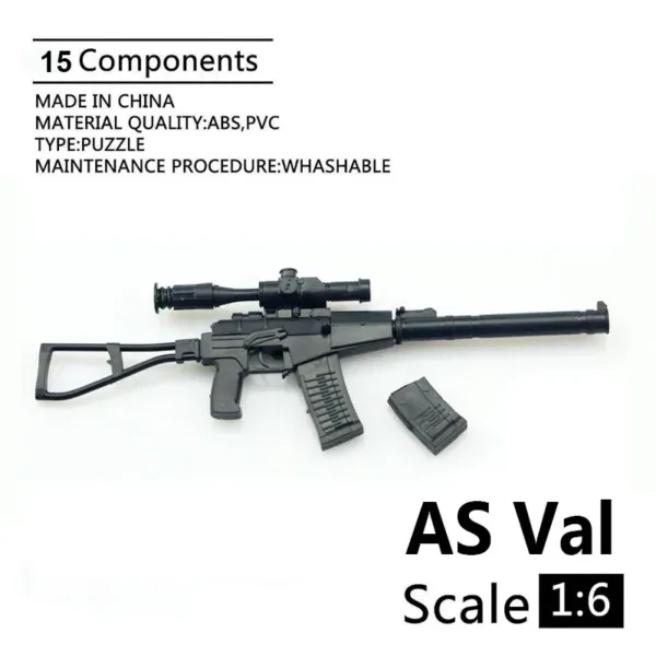 1/6 Scale SWAT AS VAL Model Gun Toy - Image 2