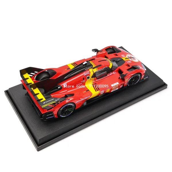 Bburago 1:18 Ferrari 499P Diecast Model Car - Image 3