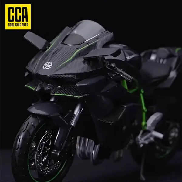1:12 Scale Die Cast Kawasaki Ninja H2R Model - Image 2