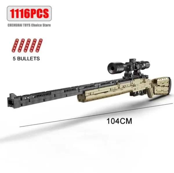 Military Sniper Gun Building Blocks Set - Image 10