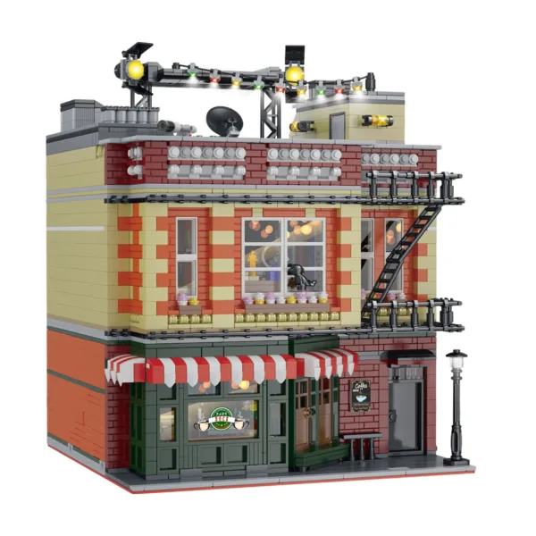 Creative Modular Building Blocks Café Model Set - Image 6