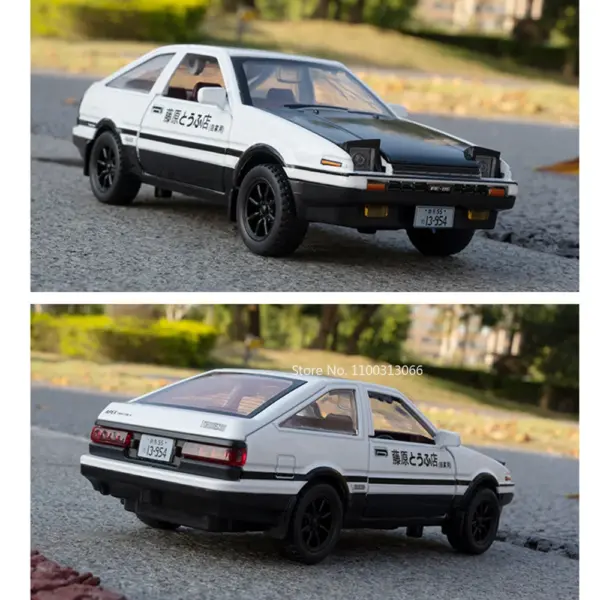 1/30 Scale AE86 Alloy Diecast Car Model