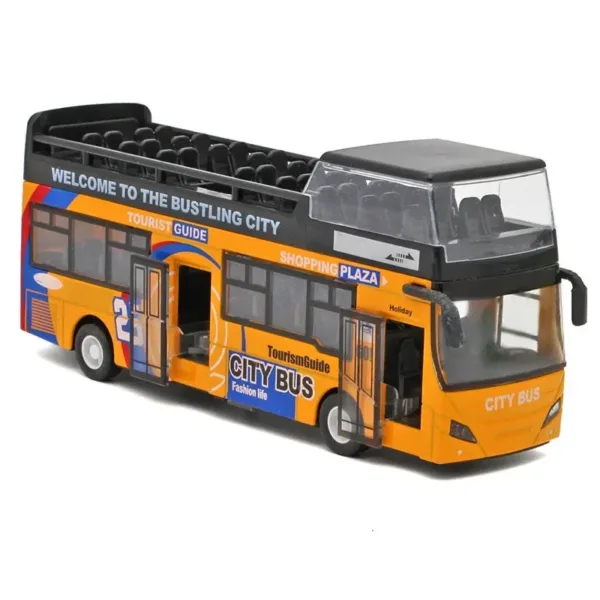 1/32 Alloy Double Decker Bus Toy Model - Image 7