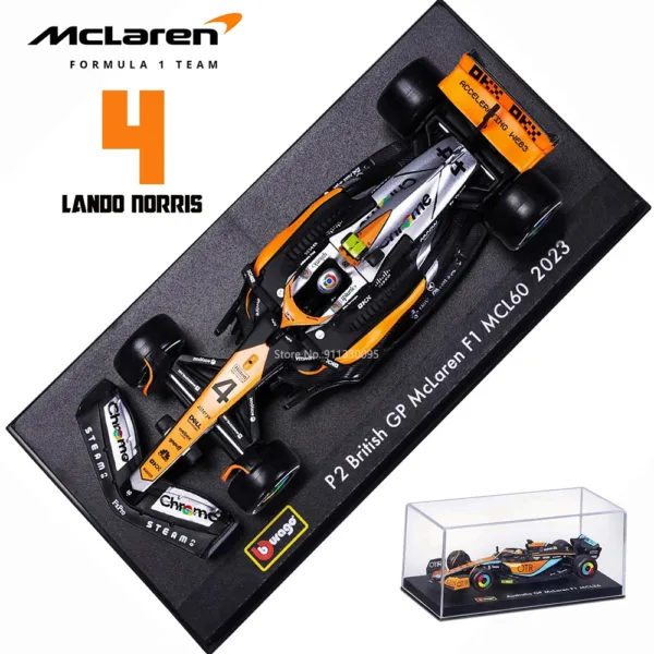 Bburago 1:43 Scale MCL60 Diecast Model Car - Image 4