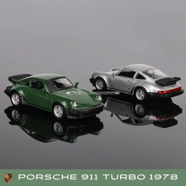 1:36 Diecast Porsche 911 Turbo Model Car - Image 5