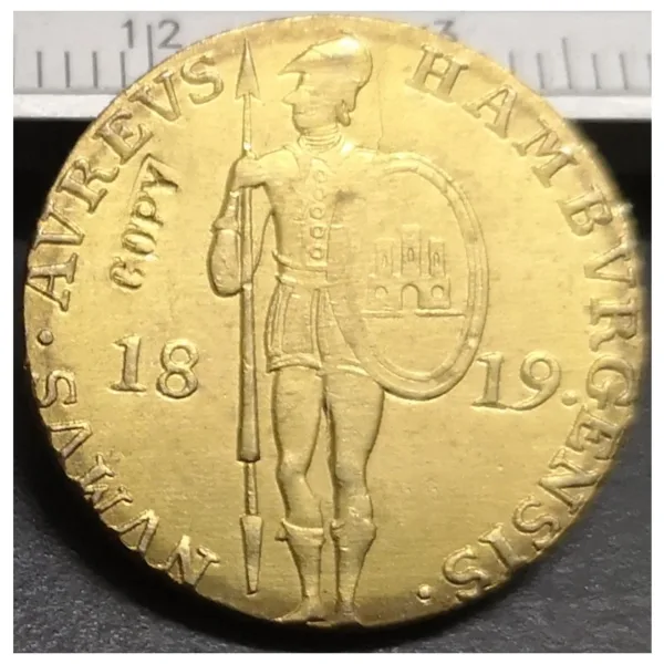 German Free Hanseatic City of Hamburg Gold Coin - Image 3