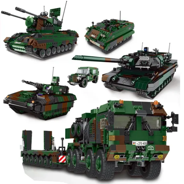 WW2 Tank Building Blocks Set for Kids