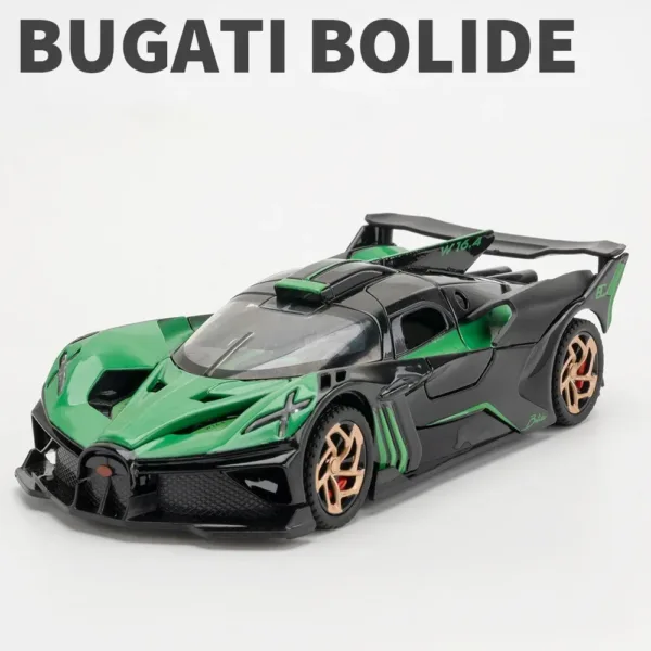 1:32 Bugatti Bolide Diecast Toy Car Model - Image 7