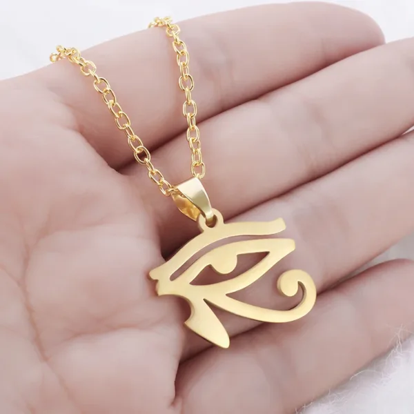 Eye of Horus Cross Pendant Necklace - Image 26