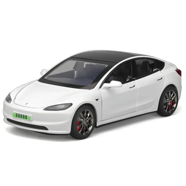 1:32 Tesla Model 3 Alloy Diecast Car Toy - Image 7