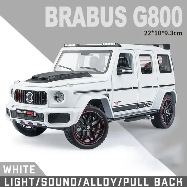 1:24 Scale Brabus G800 Diecast Metal Car - Image 7