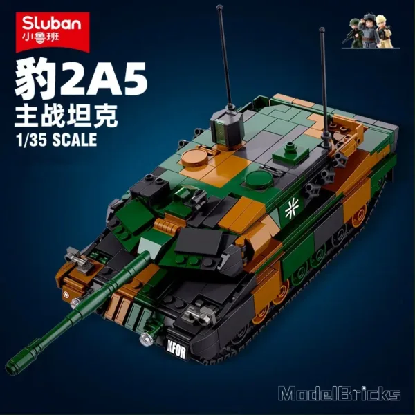 766PCS Leopard 2A5 Tank Building Block Set - Image 2