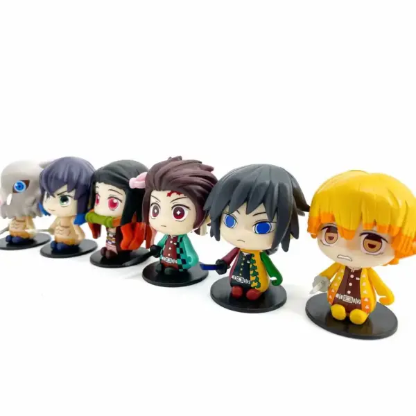 Demon Slayer 6Pcs PVC Action Figure Set - Image 2