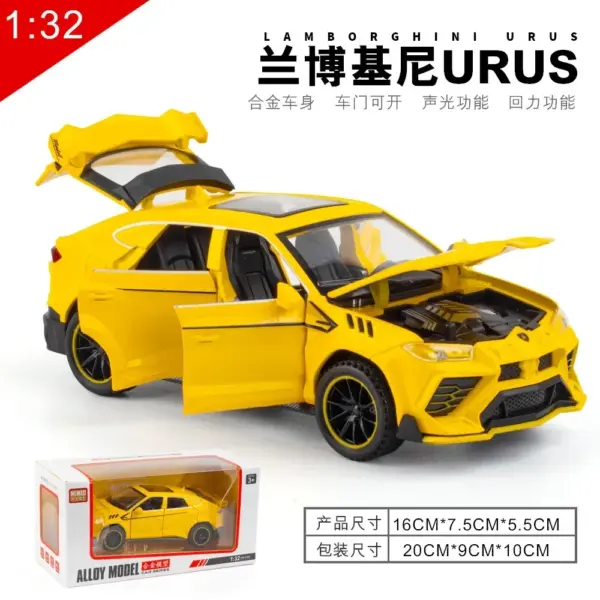 1:32 Diecast Lamborghini URUS Model Car - Image 5