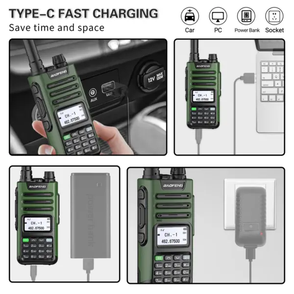 BaoFeng UV-13 PRO Walkie Talkie with Charger - Image 3