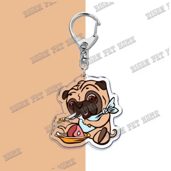 Cute PUG Keychain Pendant for All Occasions - Image 7