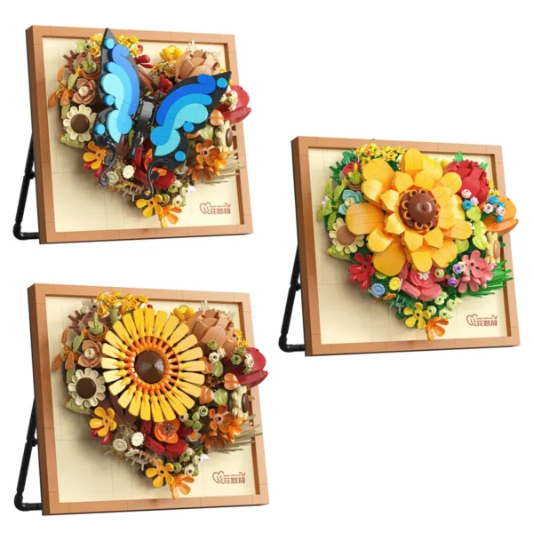 3D Picture Frame Building Blocks Set