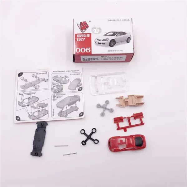 4D Plastic Mini Car Puzzle 1:87 Scale Toy - Image 12