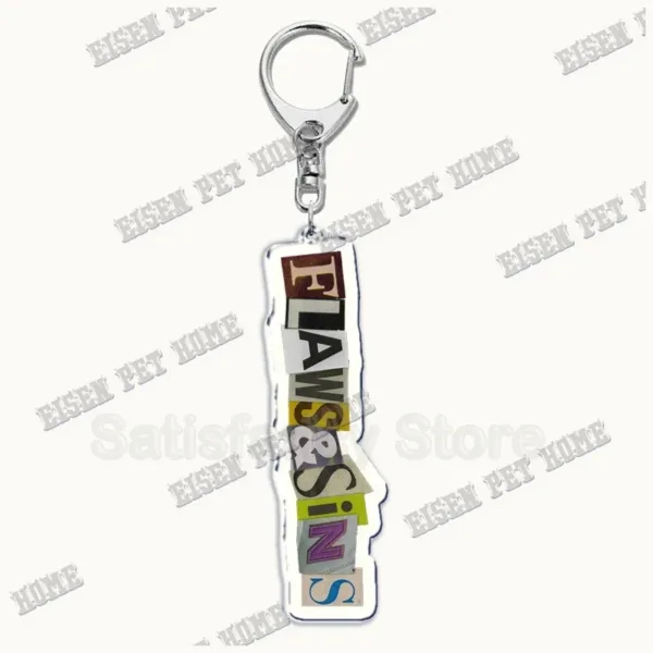 Lil Peep Acrylic Keychain Pendant Gift - Image 30