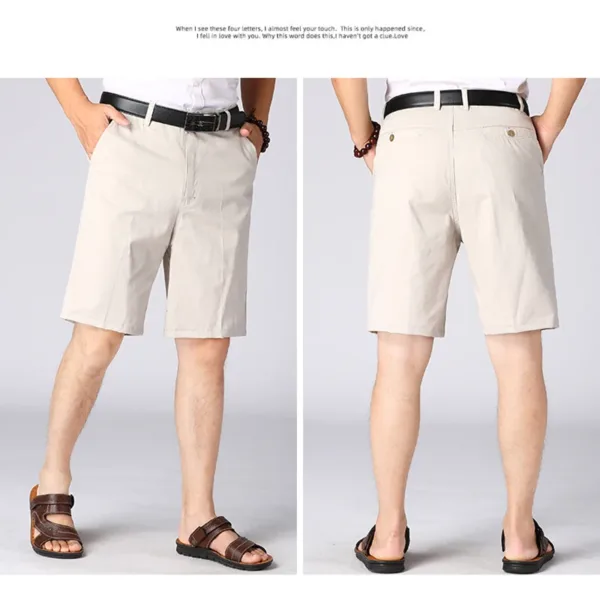 Men's Summer Casual Knee Length Shorts 8 Colors - Image 8