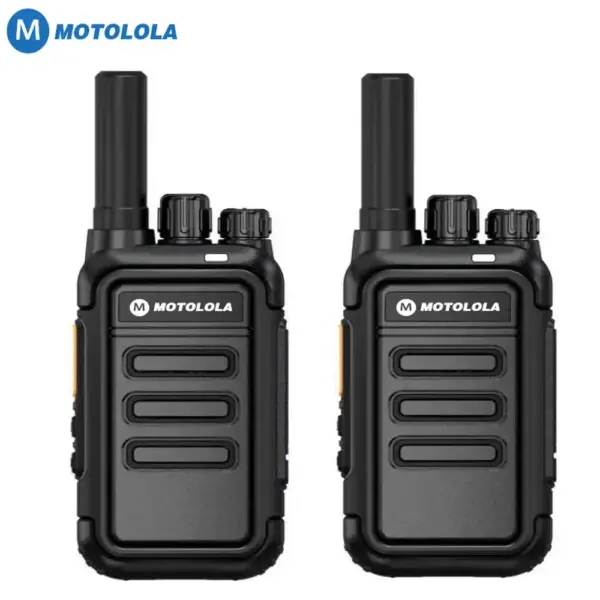 Motolola F1 Portable Walkie Talkie UHF Radio Set - Image 9