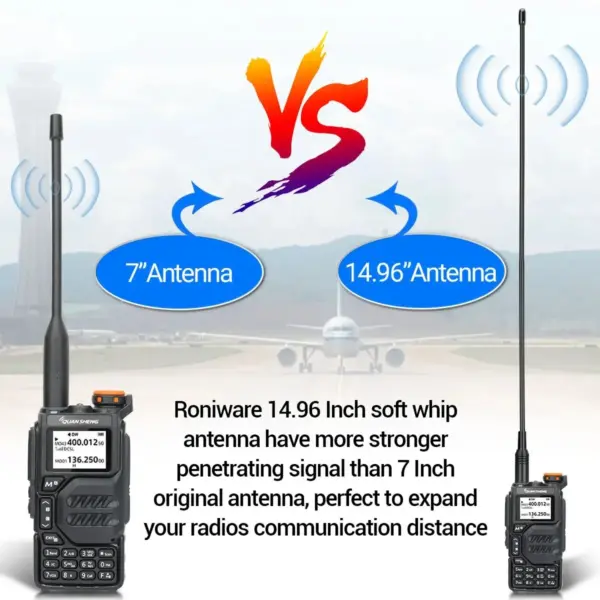 AM-771 Air Band Antenna 108-136MHz for Radios - Image 3