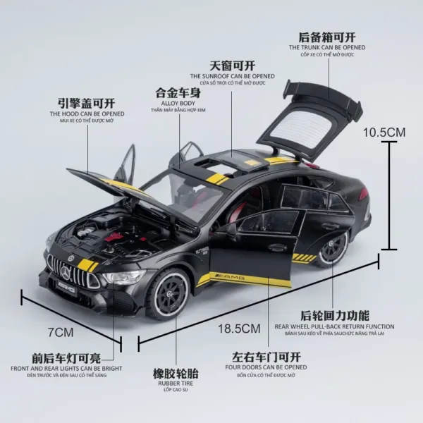 1:24 Mercedes-Benz AMG GT63 Diecast Model - Image 2