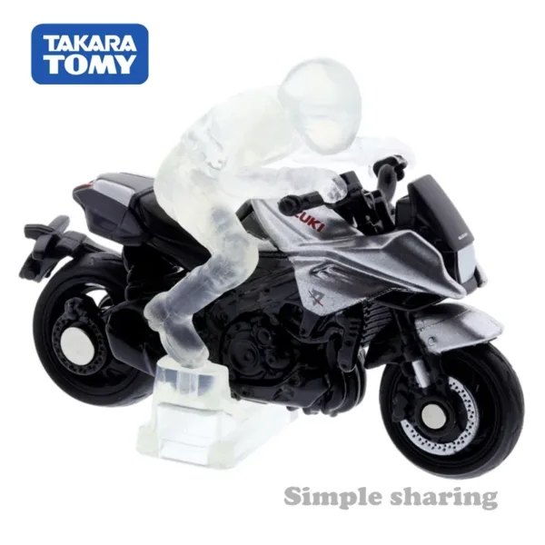 Suzuki Katana Diecast Model with Rider Figure - Image 3