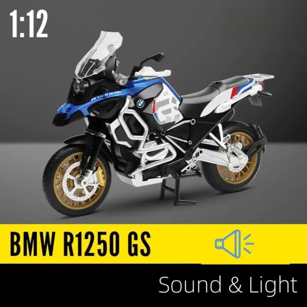 1/12 Scale BMW R1250 GS Diecast Motorcycle - Image 10