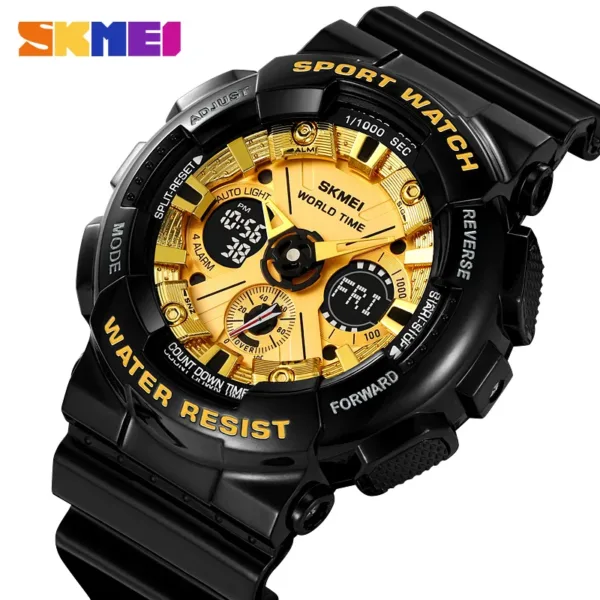 Dual Display Waterproof Sport Watch for Men