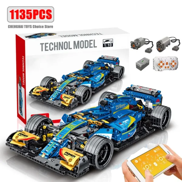 Remote Control Formula Car Building Blocks Set - Image 12